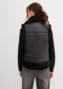 Vesta z umělé kůže, bonprix