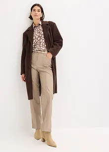 Krátký kabát ve vlněném vzhledu, bonprix