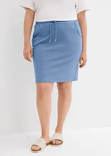 Tepláková sukně s kapsami, bonprix