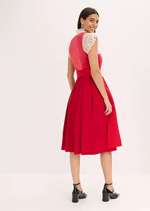 Kroj Dirndl se sametem, v délce midi (2dílná souprava), bonprix