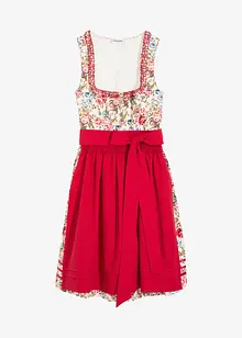 Kroj ve stylu dirndl s vyšívanou zástěrou (2dílná souprava), bonprix