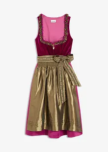 Kroj Dirndl se sametem, v délce midi (2dílná souprava), bonprix