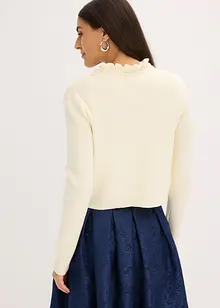 Krojový pletený kabátek, bonprix