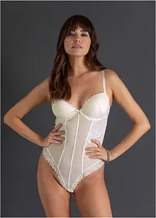 Body s tangy a pružnou krajkou, bonprix