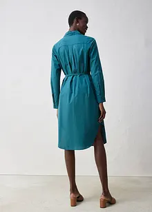 Košilové šaty s podílem hedvábí, bonprix