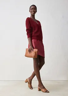 Ažurový pletený kabátek, bonprix