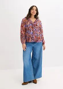 Šifonová halenka s volány, bonprix