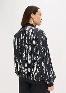 Bluzon ze splývavého saténu, bonprix