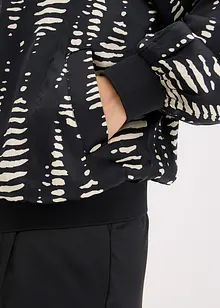 Bluzon ze splývavého saténu, bonprix