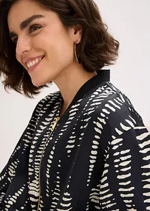 Bluzon ze splývavého saténu, bonprix