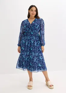 Midi šaty ze síťoviny, bonprix