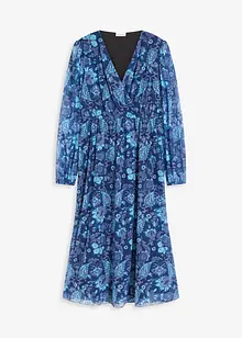 Midi šaty ze síťoviny, bonprix