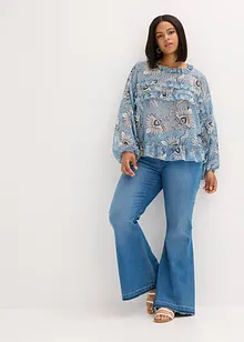 Šifónová halenka s volánky, bonprix