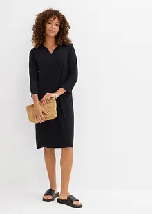 Úpletové šaty ze splývavé viskózy, bonprix