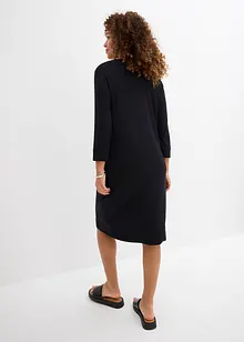 Úpletové šaty ze splývavé viskózy, bonprix