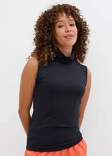 Top s rolákovým límcem, z elastického polyamidového materiálu, bonprix