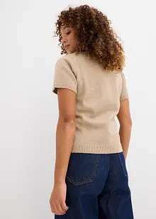 Pletený kabátek s krátkým rukávem, bonprix