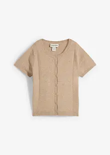 Pletený kabátek s krátkým rukávem, bonprix