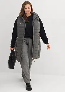 Dlouhá prošívaná vesta, bonprix