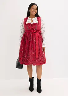 Dirndl se zástěrou s flitry (2dílná souprava), bonprix