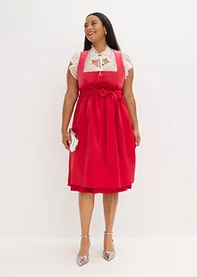 Kroj Dirndl se sametem, v délce midi (2dílná souprava), bonprix