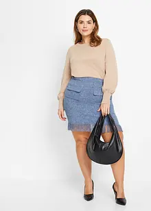 Svetr s balónovými rukávy, bonprix