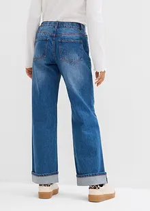 Džíny Wide Leg, Low Waist, bonprix