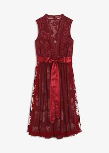 Kroj ve stylu dirndl, s výšivkou a sametovou sukní (2dílná souprava), bonprix