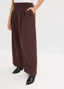 Kalhoty se sklady v pase, bonprix