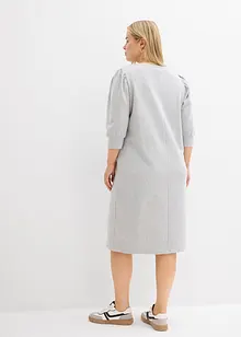 Mikinové šaty, 3/4 rukáv, bonprix