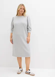 Mikinové šaty, 3/4 rukáv, bonprix