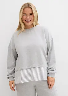 Mikina s halenkovým detailem, bonprix