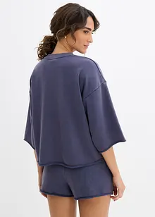 Oversize mikina z měkké bavlněné směsi, bonprix