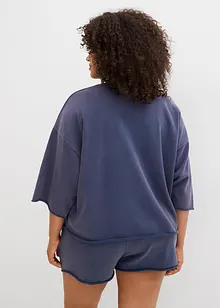 Oversize mikina z měkké bavlněné směsi, bonprix