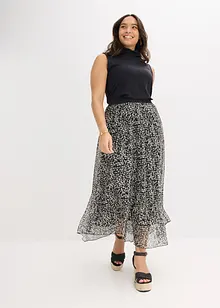 Žerzejová síťovaná sukně, bonprix