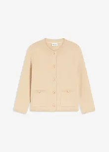 Pletený kabátek z bavlny, bonprix