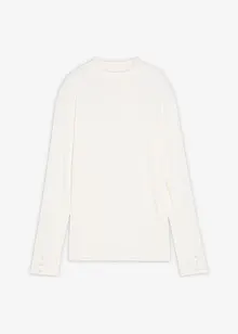 Žebrované tričko s dlouhým rukávem, bonprix