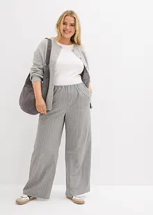 Kalhoty bez zapínání, ze splývavého materiálu, bonprix