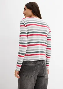 Triko s dlouhým rukávem, z čisté bavlny, bonprix