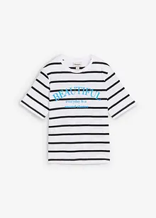 Pruhované triko z čisté bavlny, bonprix