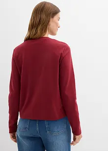 Triko s dlouhým rukávem, z čisté bavlny, bonprix