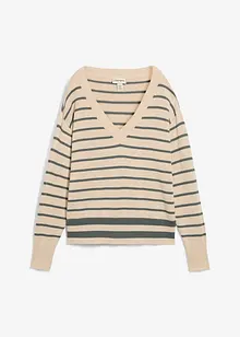 Svetr z bavlněné směsi, bonprix