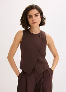 Vesta s asymterickou knoflíkovou légou, bonprix
