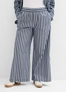 Kalhoty Palazzo z čisté bavlny, bonprix