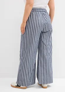 Kalhoty Palazzo z čisté bavlny, bonprix