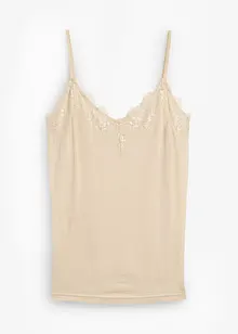 Top s obsahem vlny a s krajkou, bonprix