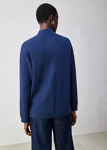 Oversized pletený kabátek s podílem hedvábí, bonprix