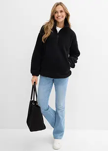 Flísová mikina se stojáčkem, bonprix