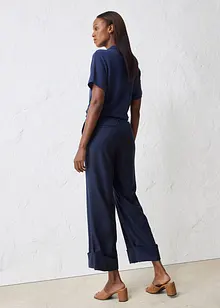 Kalhoty s rozšířenými nohavicemi, s obsahem vlny, bonprix