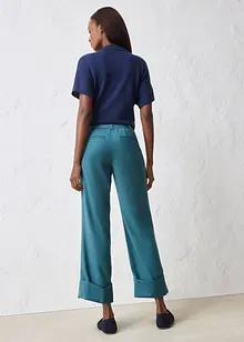 Kalhoty s rozšířenými nohavicemi, s obsahem vlny, bonprix